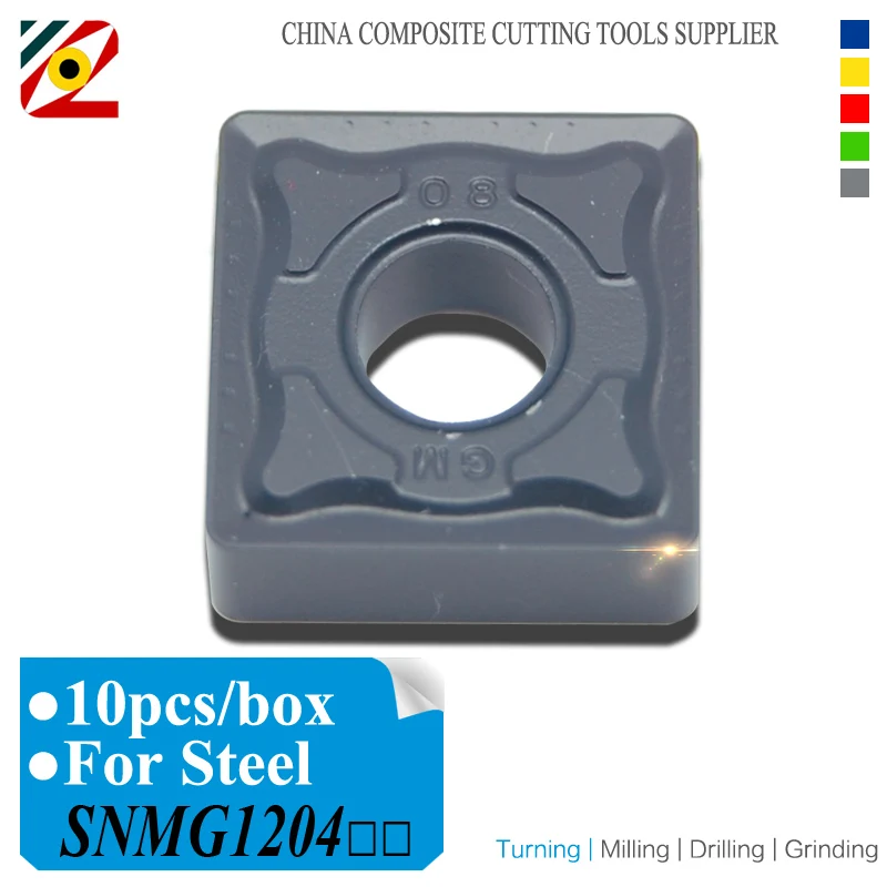 

CNC Carbide Inserts SNMG120404 SNMG120408 SNMG120412 or SNMG431 SNMG432 Tungsten Blade SNMG 120408 for Steel P type material