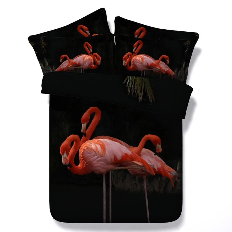 Flamingo Bedding sets 3D Comforters duvet cover bed sheet quilt doona