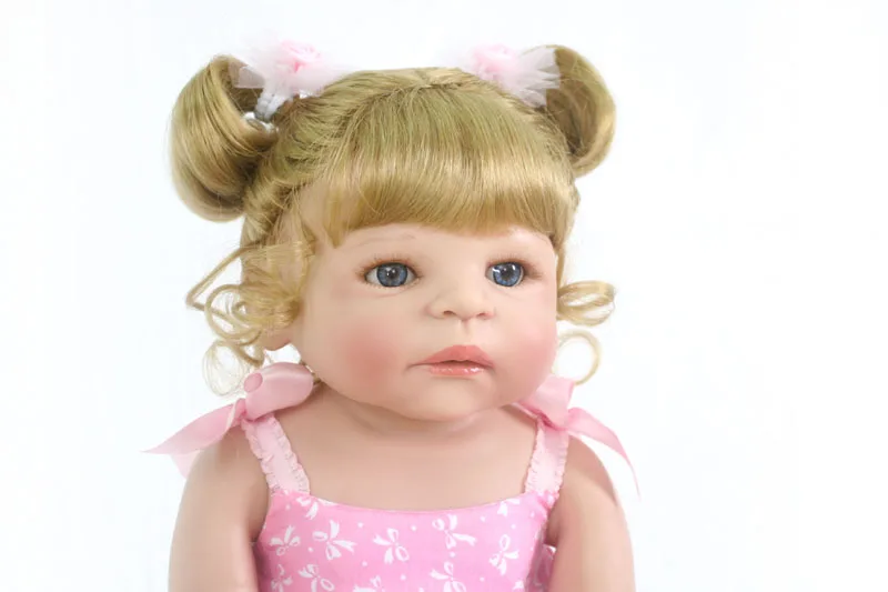 55 см, новинка, силиконовая кукла Reborn Baby Doll, игрушки для девочек, Bonecas, 22 дюйма, новорожденная принцесса, Bebe, живой ребенок, подарок на день рождения, Ванна