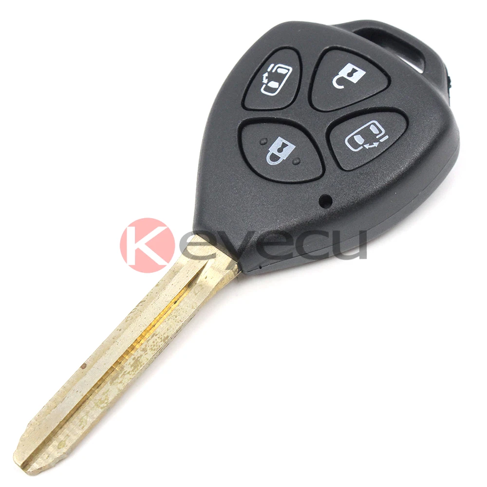 

KEYECU New Uncut Remote Key Fob 4 Button 314.3MHz 4D Chip for Toyota Alphard 2005+