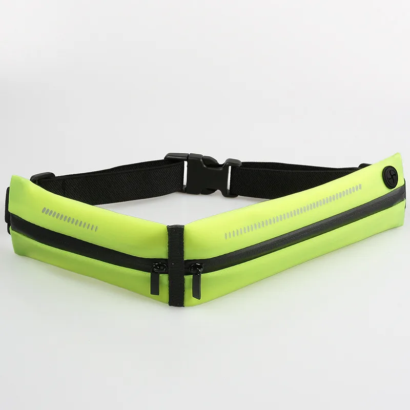 

BYCOBEYC New Fashion Sports Running Pockets Outdoor Unisex Close-fitting Waterproof Luminous Mobile Phone Belt Bag Waist Bag