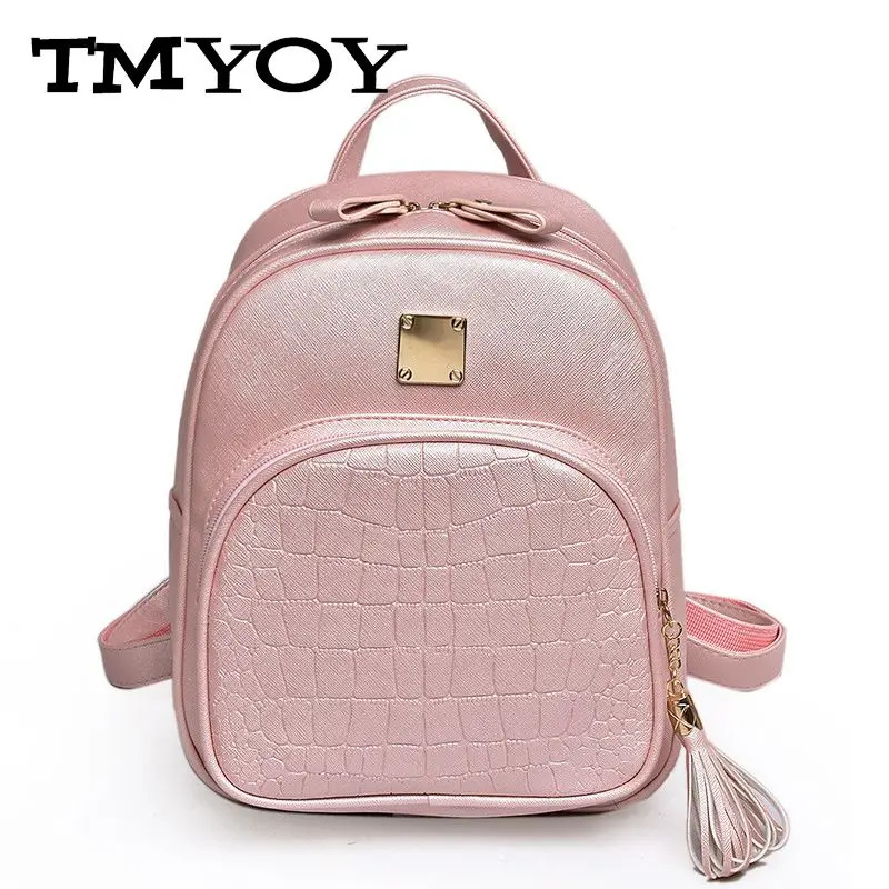 TMYOY Luxury Fashion Women Backpacks Ladies Pu Leather Backpack For