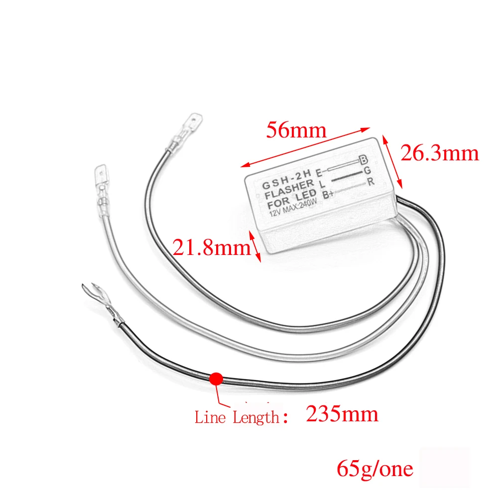 Светодиодный сигнал поворота для мотоцикла мигалкой реле 12 V 240 W DOP-3X 3 Pin проблесковый маячок Управление 80 раз/мин скутер мигалка аксессуары