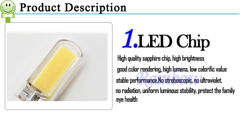 9W COB BULB 111