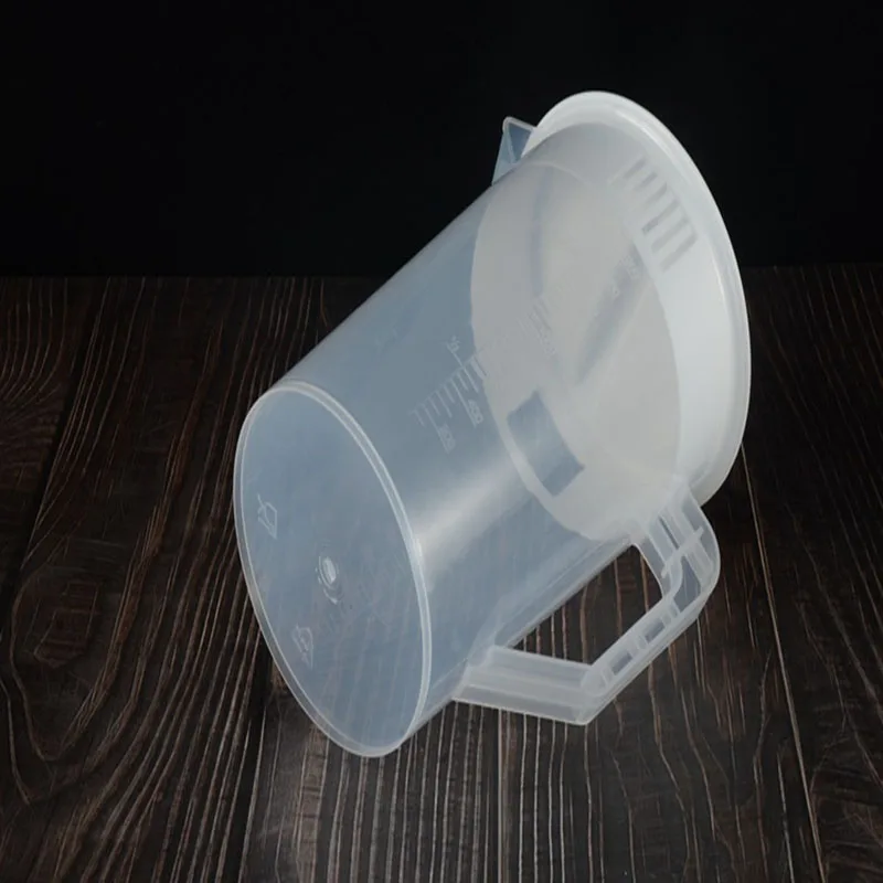Большая емкость 5000 мл Градуированный пластиковый мерный стакан с крышкой с пластиковым холодным чайником кувшин для сока 3