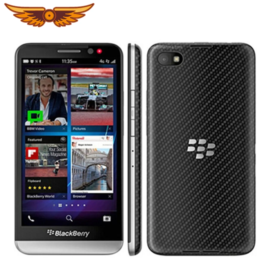 Разблокированный Blackberry Z30 5,0 дюймов 16 Гб rom 2 Гб ram WCDMA 3g 8MP двухъядерный Bluetooth wifi смартфон