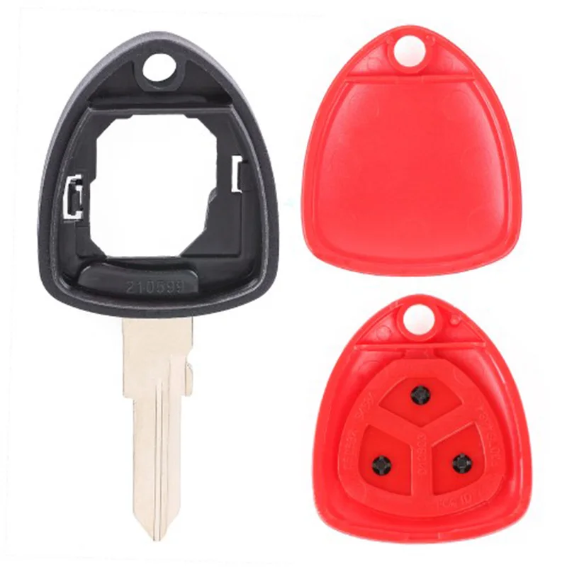 KEYECU 10x for Ferrari 488 GTB 2016 2017 2018 Replacement 4 Buttons Smart Remote Key Shell Case Housing Fob With Uncut Blade KEYECU 10x for Ferrari 488 GTB 2016 2017 2018 Replacement 4 Buttons Smart Remote Key Shell Case Housing Fob With Uncut Blade