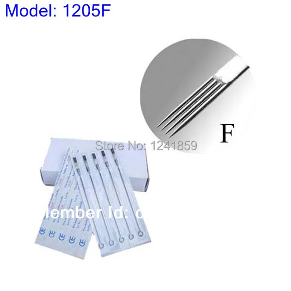 

50pcs 5F Flat Shader Tattoo Sterilized Needles 1205F# Supply