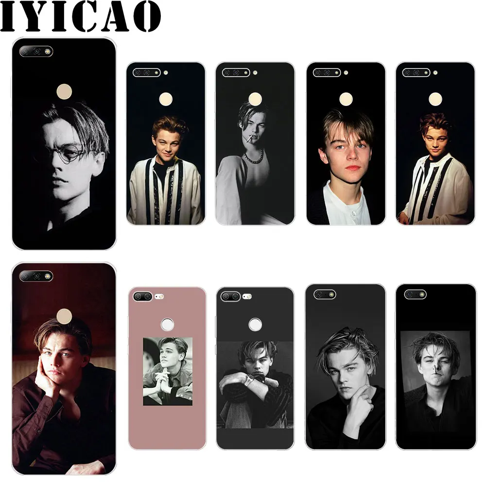 Жесткий чехол IYICAO cool Leonardo Dicaprio для huawei Honor Play Note 10 6A 6C 7A Pro 7C 7X 8C 8X8 9