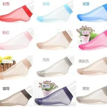 10 пар летних бамбуковых женских эластичных нейлоновых коротких носков женские тонкие прозрачные шелковые носки с кристаллами прозрачные носки для девочек