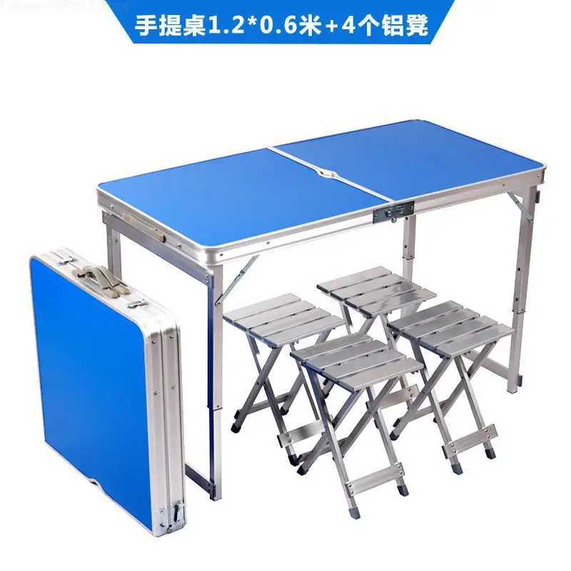 Алюминиевый складной стол для кемпинга, ноутбук, кровать, стол, регулируемые уличные столы, барбекю, портативный, легкий, простой, непромокаемый - Цвет: 6