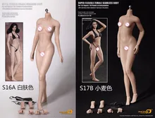 1/6th figure doll accessories female Narrow shoulder seamless body in Middle bust for 12″ action figure doll,not include head