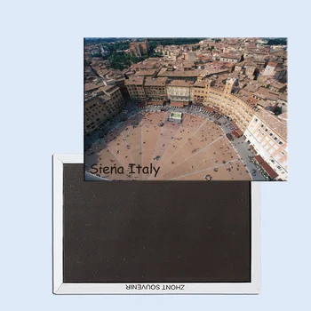 

Tourist Souvenirs,Fridge Magnetic,Exquisite Gift 24601, Aerial View of Piazza del Campo, Siena, Italy