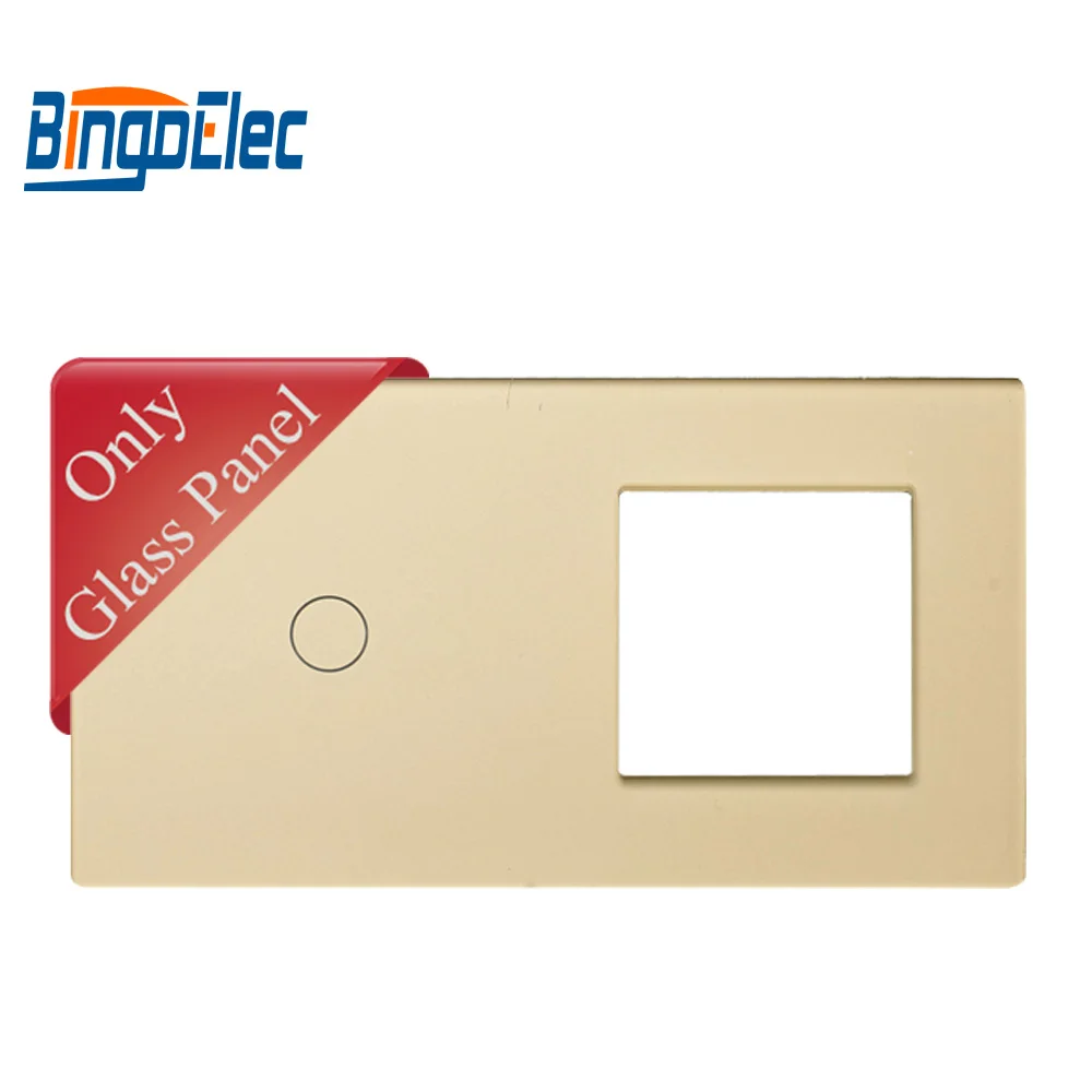 bingoelec painel de vidro reforçado moldura de painel de três cores