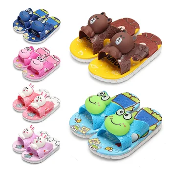 

Children Fashion Slippers For Boys Girls Beach Sandals Summer Slippers Girls Flat House Flip Flop Home Casual Shoes