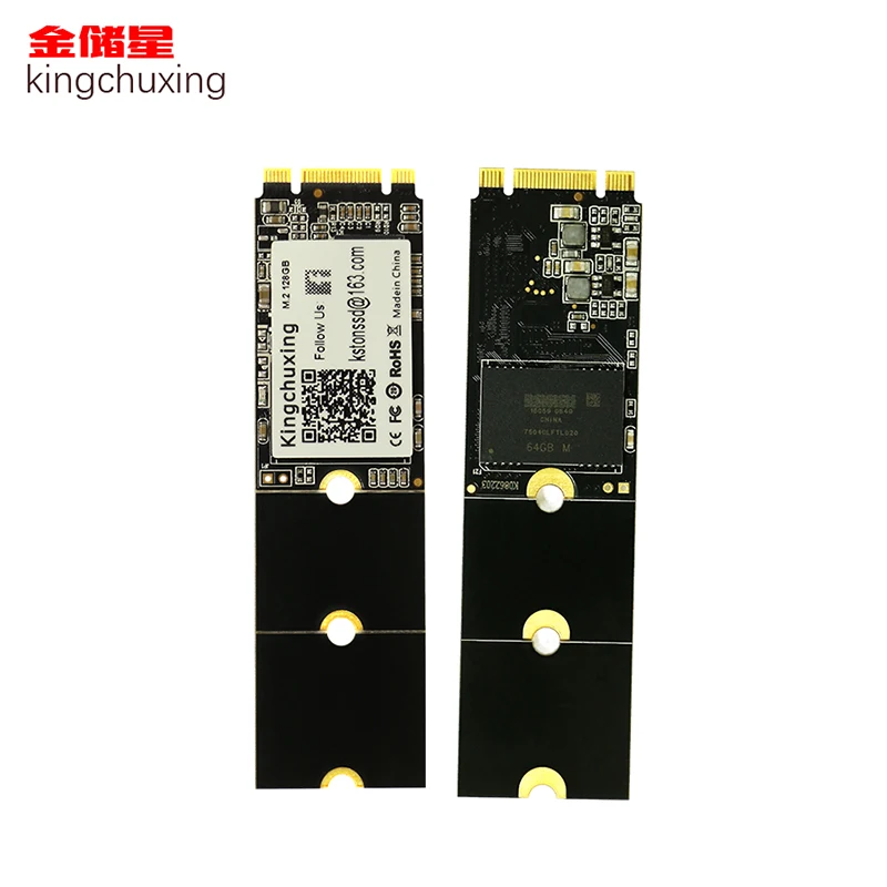 Kingchuxing SSD M2 128GB 2280 2260 ngff sata Ноутбук Настольный ультратонкий внутренний игровой Экстремальный твердотельный диск жесткий диск