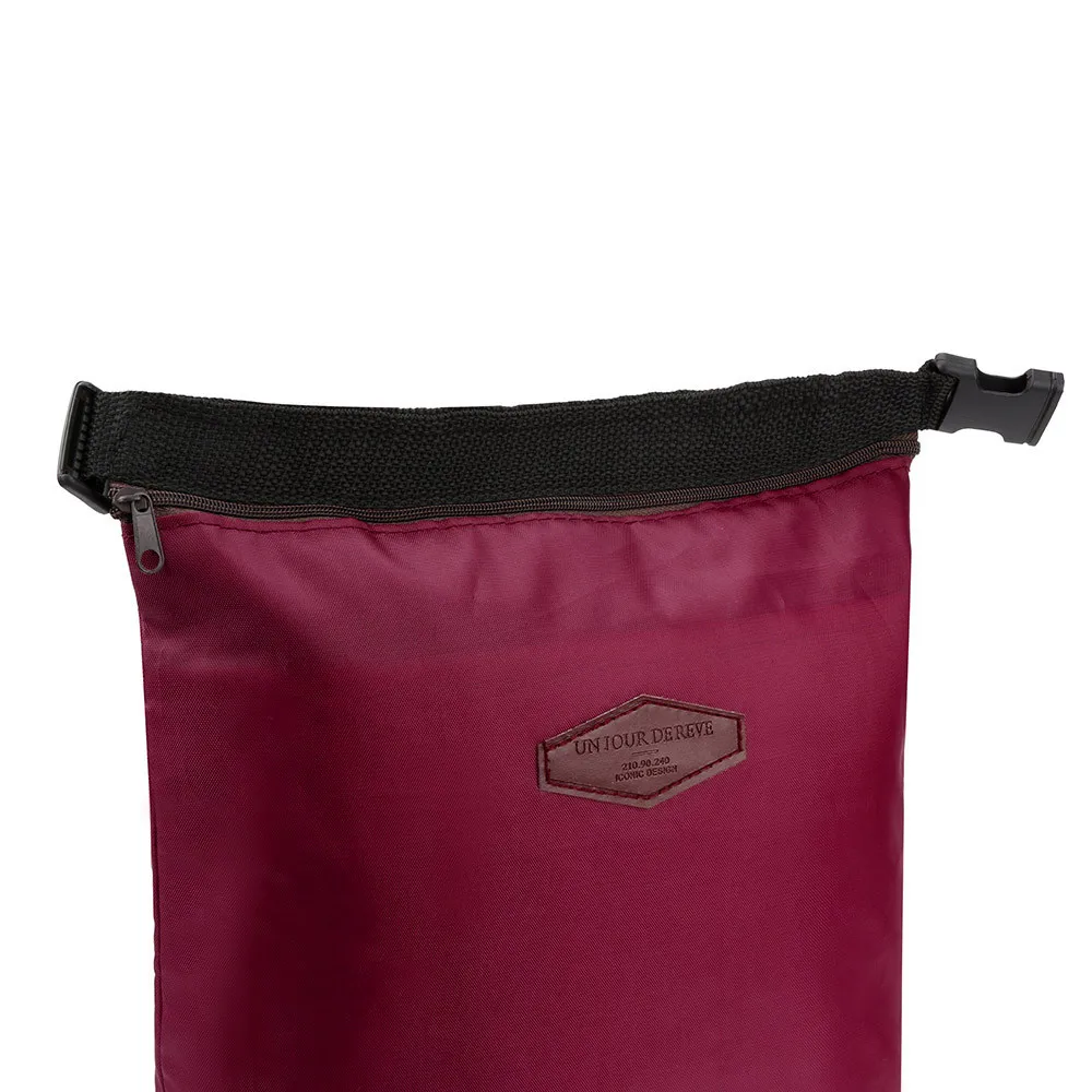 Unjour Dereve Lock Zipper Lunch Bag Waterproof Thermal Cooler Insulated Inner Tin Foil Portable Picnic Tote Storage Lunch Bags Unjour Dereve Lock Zipper Lunch Bag Waterproof Thermal Cooler Insulated Inner Tin Foil Portable Picnic Tote Storage Lunch Bags