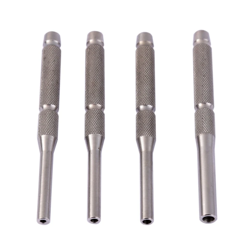 

Iron Hollow End Stainless Steel Round Head Pins Set Punch Steel Grip Roll Pins Punch Tool 1/8 5/32 3/16 7/32