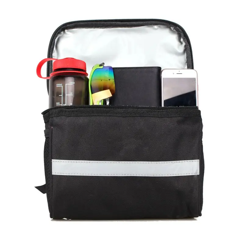 

Outdoor Sports Bicycle Front Handlebar Bags Frame Tube Cycling Front Basket For Phone Map Water Bottle Bicycle Accessories
