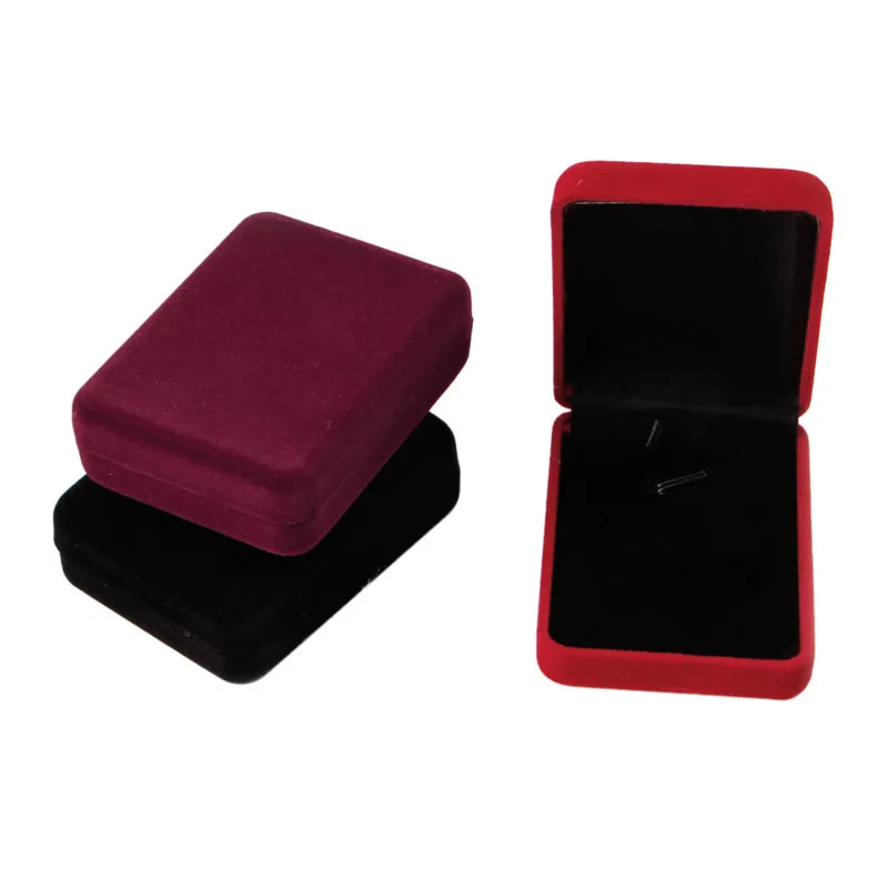 

Velvet Necklace Jewelry Gift Display Box Ring Bracelet Storage Case Hot