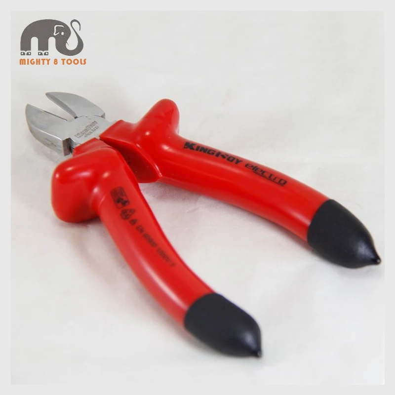 Fully Insulated Electrician VDE Insulation Diagonal Side Cutter Pliers