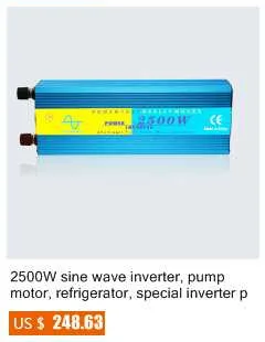 Преобразователь напряжения 12 В до 220 В 24 В до 220 В полная мощность 1000 Вт Инвертор большой емкости Преобразователь мощности