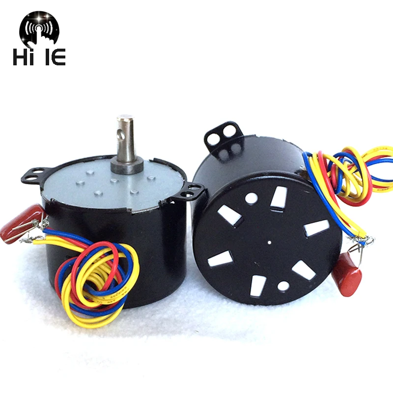 

50KTYZ 6W AC 220V Permanent Magnet Synchronous Gear Motor 1RPM -110RPM PMSM Motor Positive/Peverse Rotation