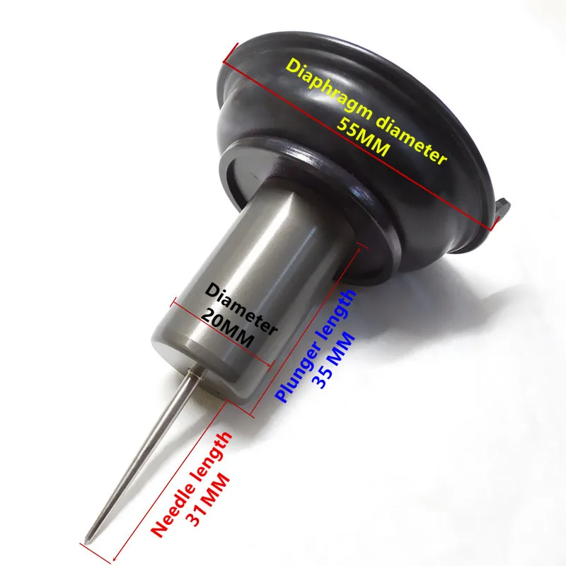 

20MM Diameter vacuum diaphragm plunger assembly Scooter HMHonda motorcycle carburetor GY6-100CC PD20J QMI152 / 157 engine
