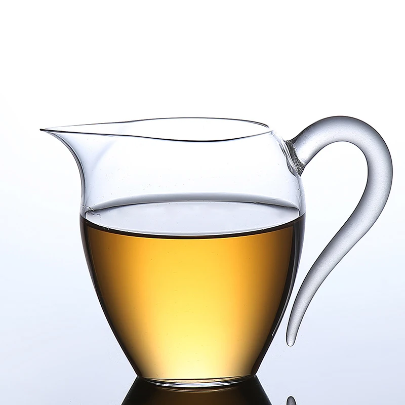 TANGPIN термостойкая стеклянная чайная заварка стеклянный чайный кувшин chahai coffee кувшин 330 мл - Цвет: Белый