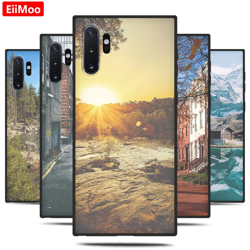 

EiiMoo Phone Cover For Samsung Galaxy Note 10 Plus Case Note10 Plus Soft Silicone Cover Case For Samsung Galaxy Note 10Plus TPU