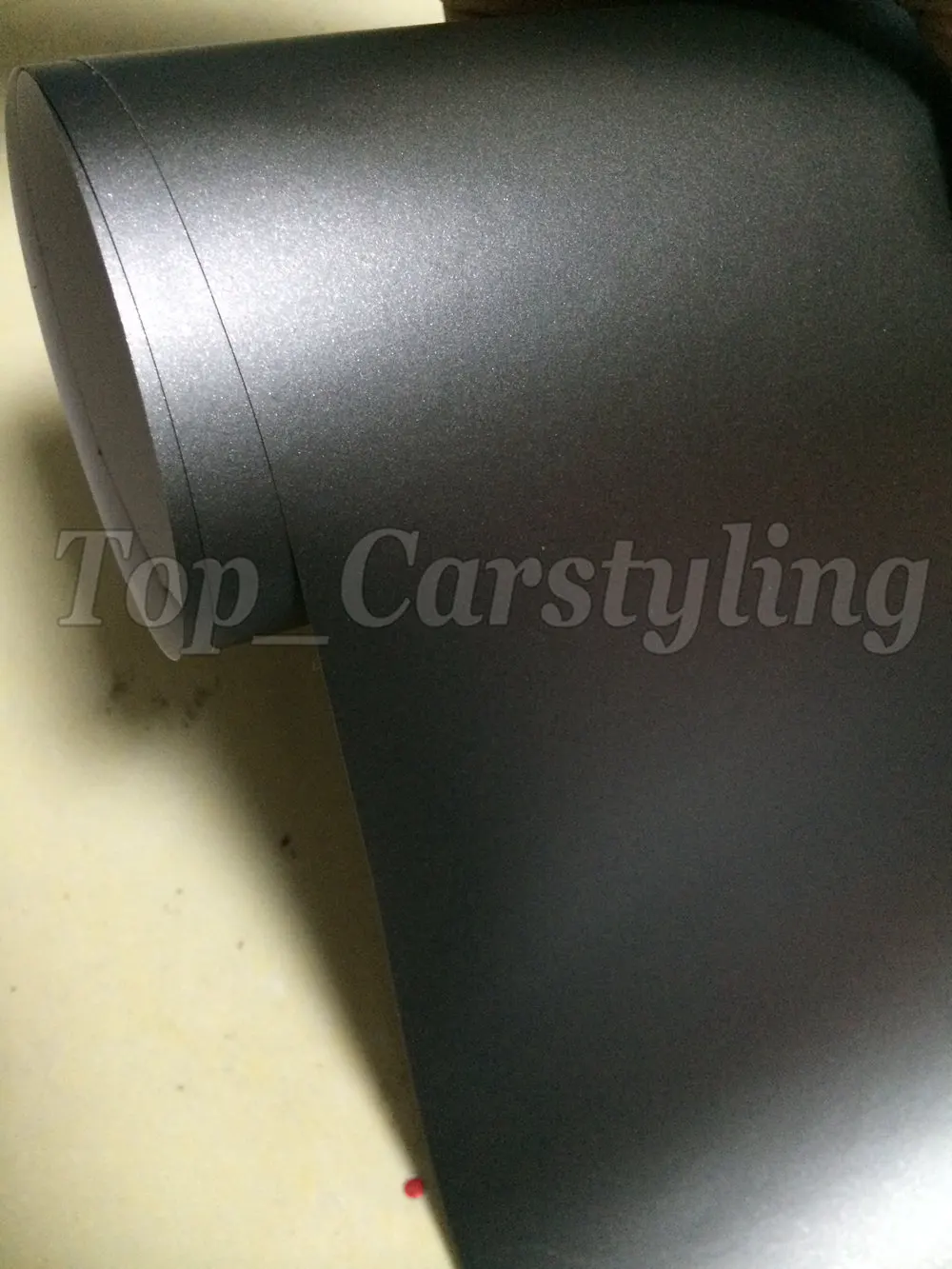 gunmetal grey matte metallic vinyl dark grey car wrapping film (5)