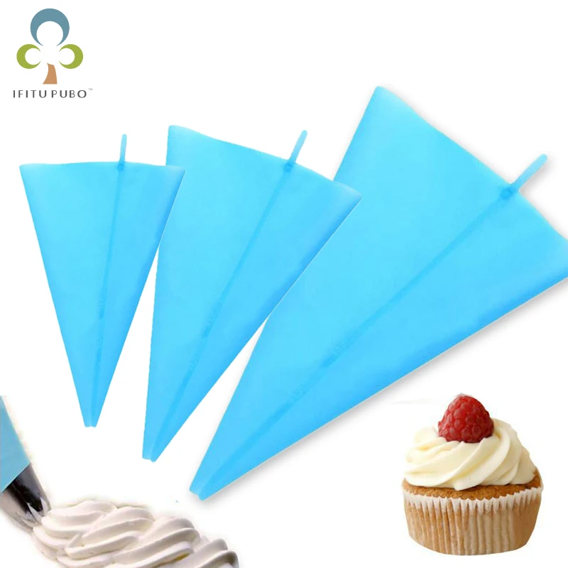Silicone Reusable Icing Piping Bag Pastry Bag Cake Cream DIY Decor Tool Silicone Reusable Icing Piping Bag Pastry Bag Cake Cream DIY Decor Tool