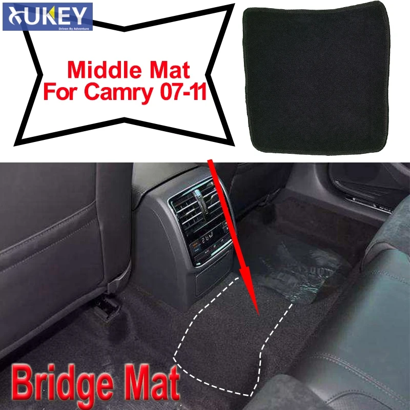 

Custom Floor Mat Mats For Camry XV40 2007 - 2011 Waterproof Carpet Rug Nylon Liner Middle Bridge Mat 2008 2009 2010 1pcs