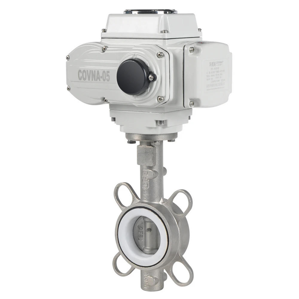 

Electric Actuated Butterfly Valve Stainless Steel Wafer Pattern