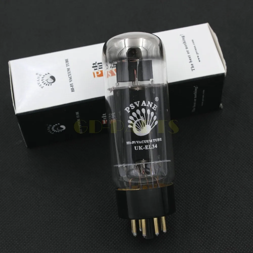 1 Matched Pair PSVANE HIFI UK EL34 Vacuum Power Tubes, UK Flavor Sound