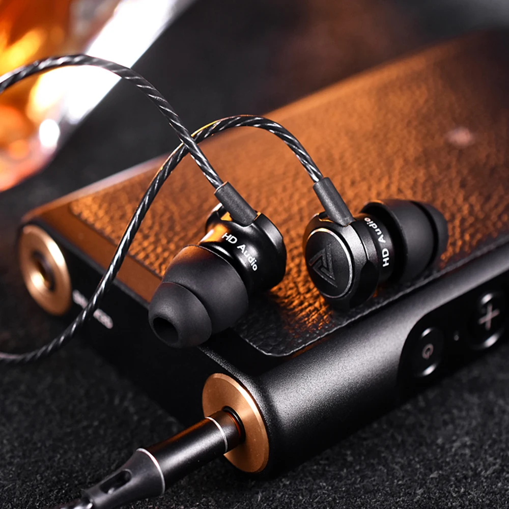  Original QKZ Stereo Kopfhörer mit Mikrofon Ohrhörer In Ohr Headset Bass Sound Musik Kopfhörer für I