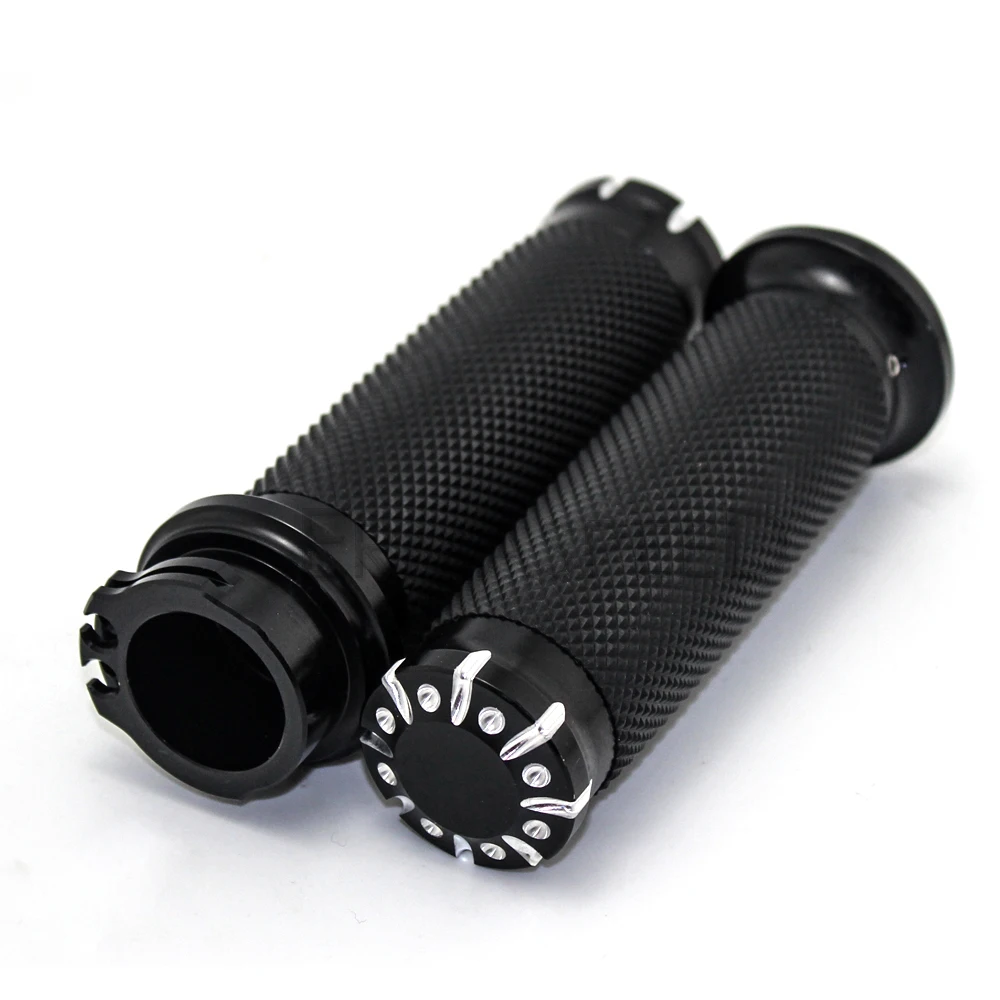 Grips Handle Black Handlebar For Harley Sportster (5)