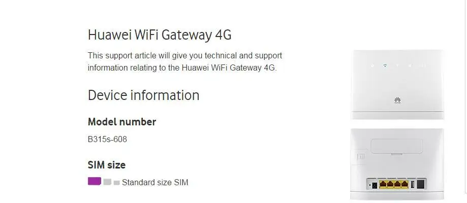 Беспроводной маршрутизатор huawei-B315s-608 4G cpe маршрутизатор+ антенна 4g