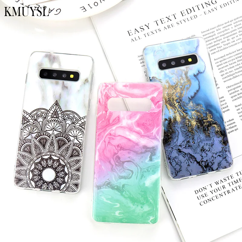 

Fashion Marble TPU Case For Samsung galaxy A50 A70 A40 A30 A20 M20 M10 Soft Funda For Samsung Galaxy S10 Plus S10E S10X 5G Cover