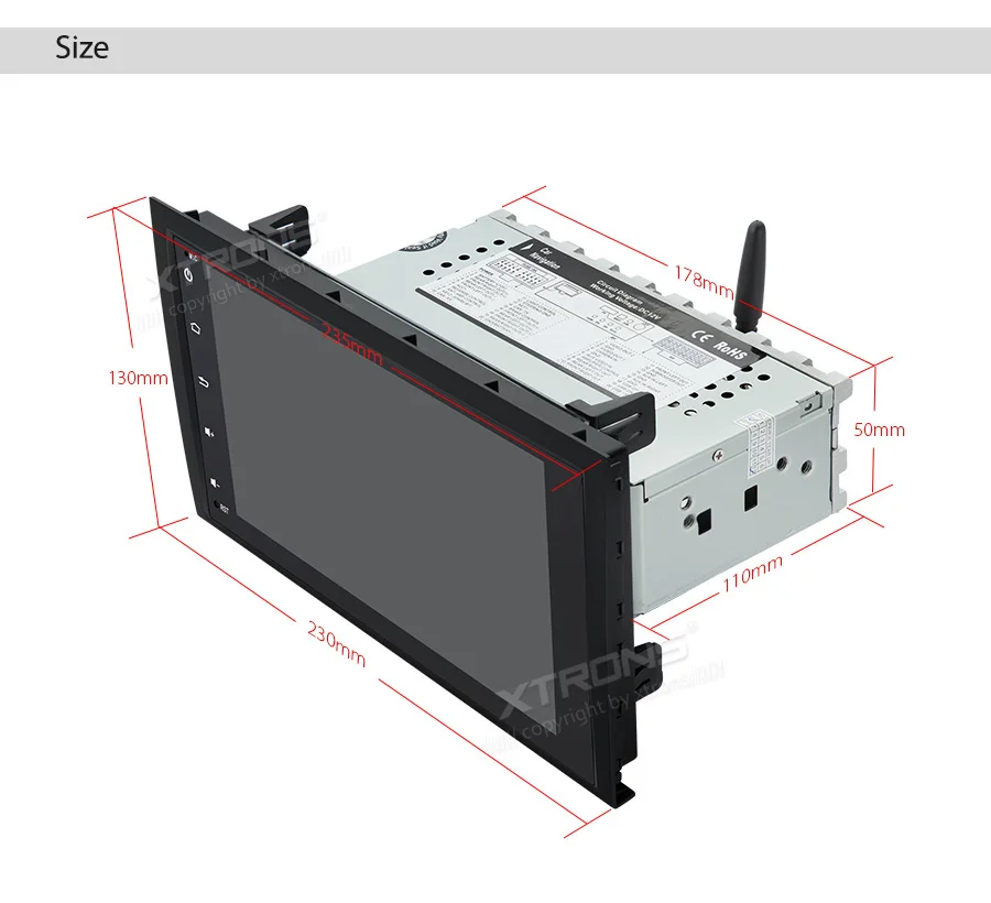 XTRONS " Android 8,1 автомобиль радио плеер gps USB OBD без DVD для Audi A4 S4 B6 B7/RS4 2002 2003 2004 2005 2006 2007 2008/SEAT Exeo