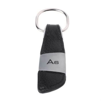 

2019 New Leather Keychain Keyring Car Key Chain for Audi A6 C5 4B 4F C6 C7 S6 RS6 RS