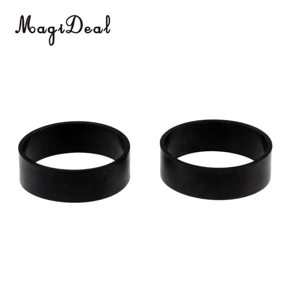 1 Pair Durable Elastic Black Rubber Loop for Technical Scuba Diving BCD Backplate Harness Webbing Keeper Retainer