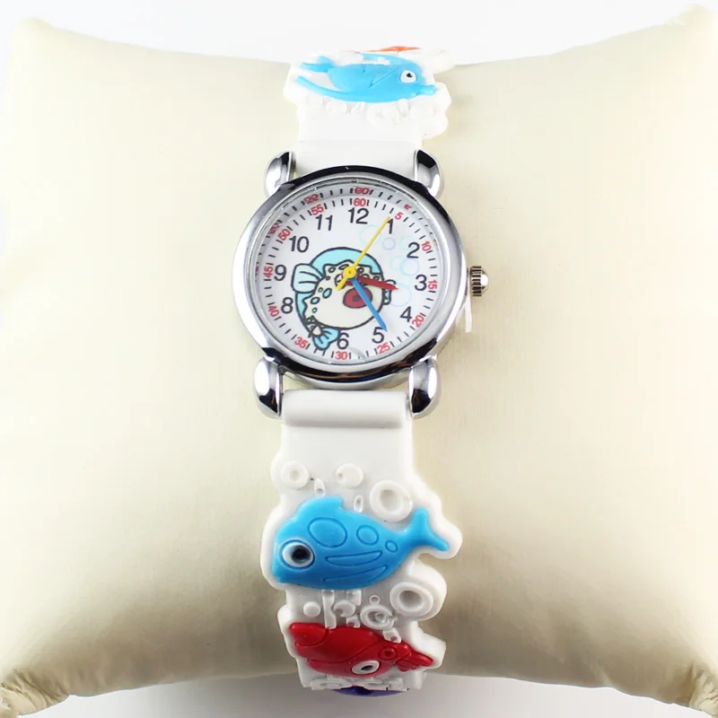 2018 новые 3D Детские часы 3d-силикон милые детские резиновые спортивные часы для мальчика и девочки кварцевые наручные часы Love Nice