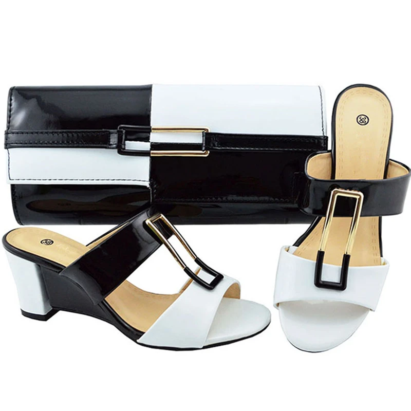 JZC007 Black+white SIZE 38-43 HEEL 7CM 0.75KG 