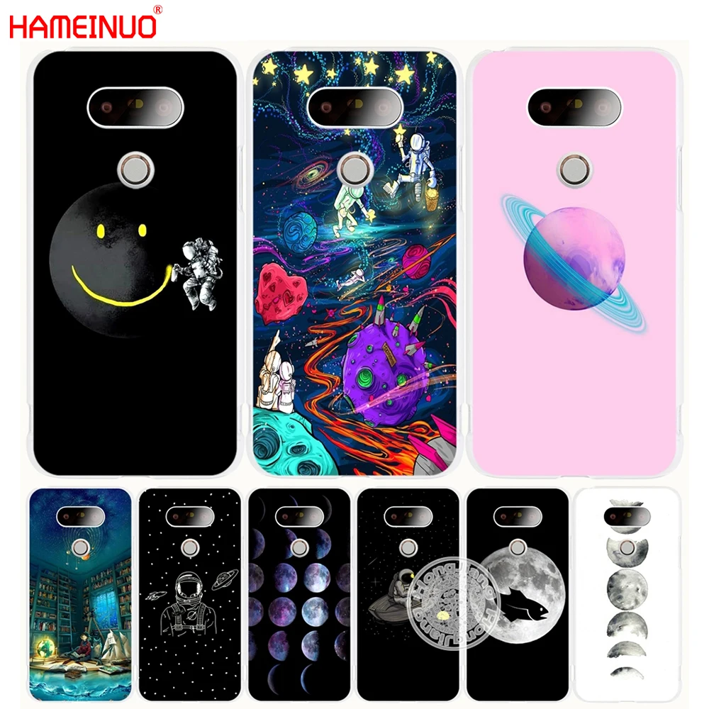 HAMEINUO Космос любовь Луна астронавт чехол для телефона Обложка LG G6 G5 K10 K7 K4 Spirit magna |