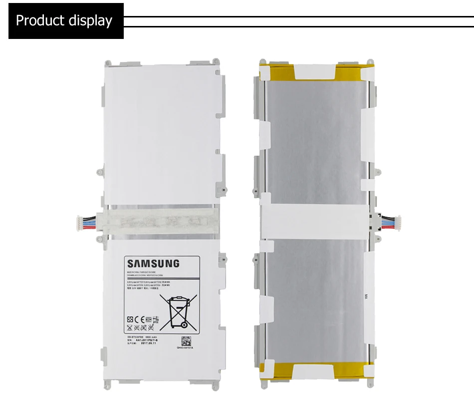 Оригинальная батарея samsung EB-BT530FBC EB-BT530FBE 6800 ма-ч для samsung GALAXY Tab 4 SM-T530 SM-T531 SM-T533 SM-T535 SM-T537 P5220