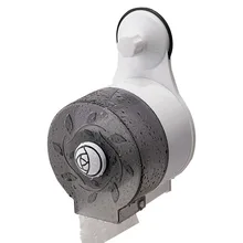 Пластиковый водонепроницаемый рулон бумажных полотенец коробка для салфеток многофункциональная мощная присоска с осью коробка для салфеток