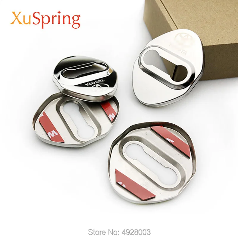 

Car Door Lock Cover Caps Styling For Toyota Camry Highlander Corolla C-HR RAV4 HIACE Avalon Alphard Corolla Parado Prius Tundra