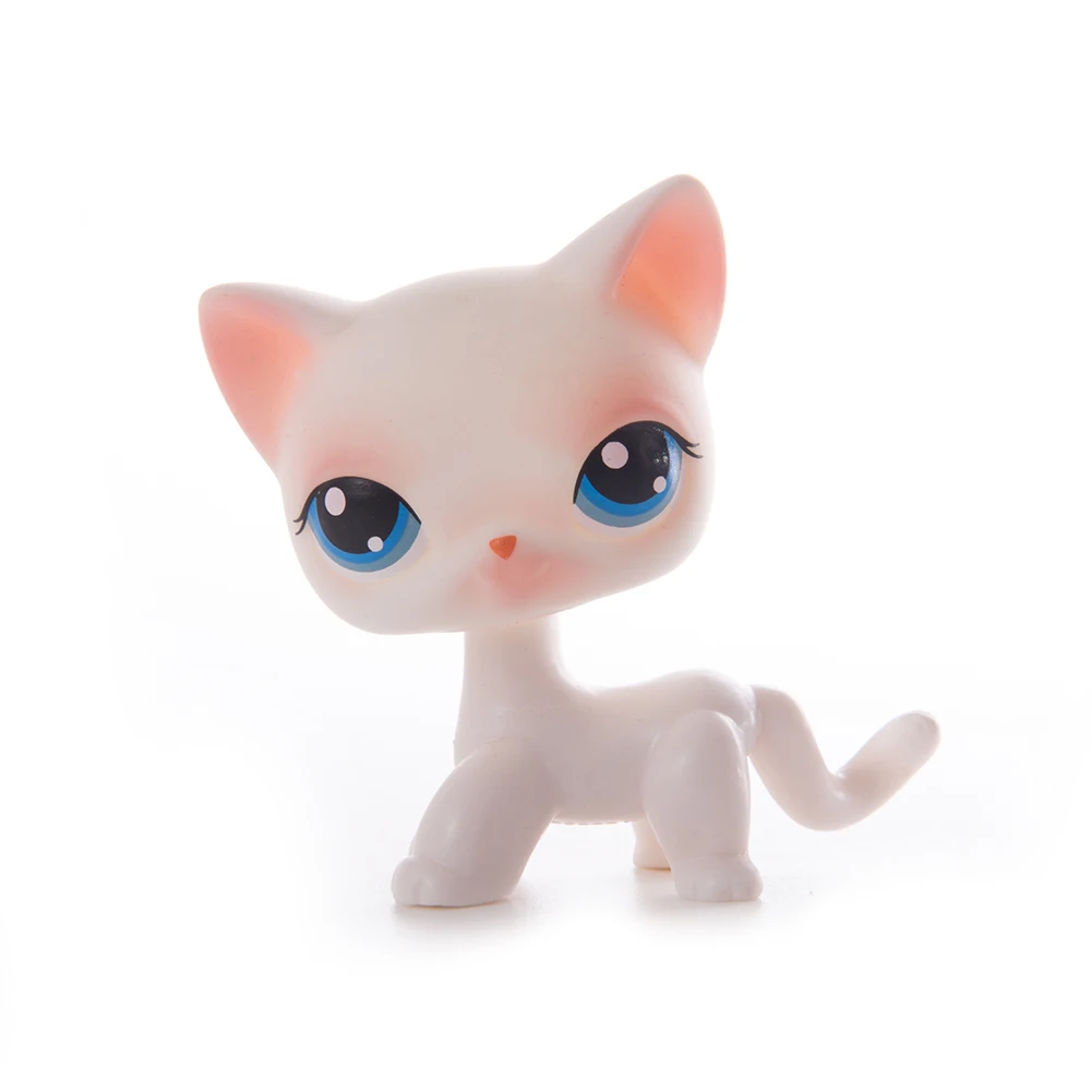 

Rare animal pet shop lps toys littlest dog collie white brown 1542 purple 1647 original figure toys for kids Christmas present