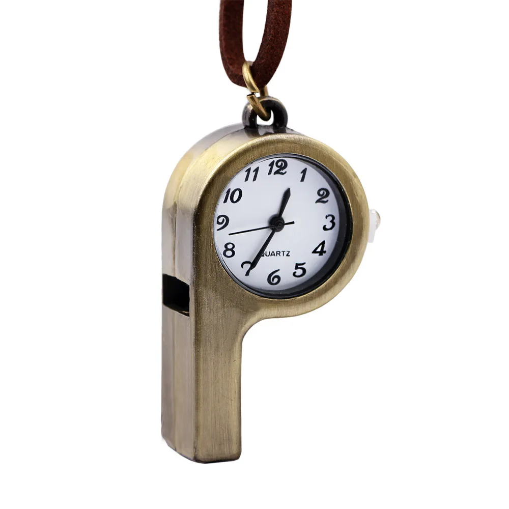 XG117 Gift Quartz Pocket Watches Men Women Bronze Vintage Pendant